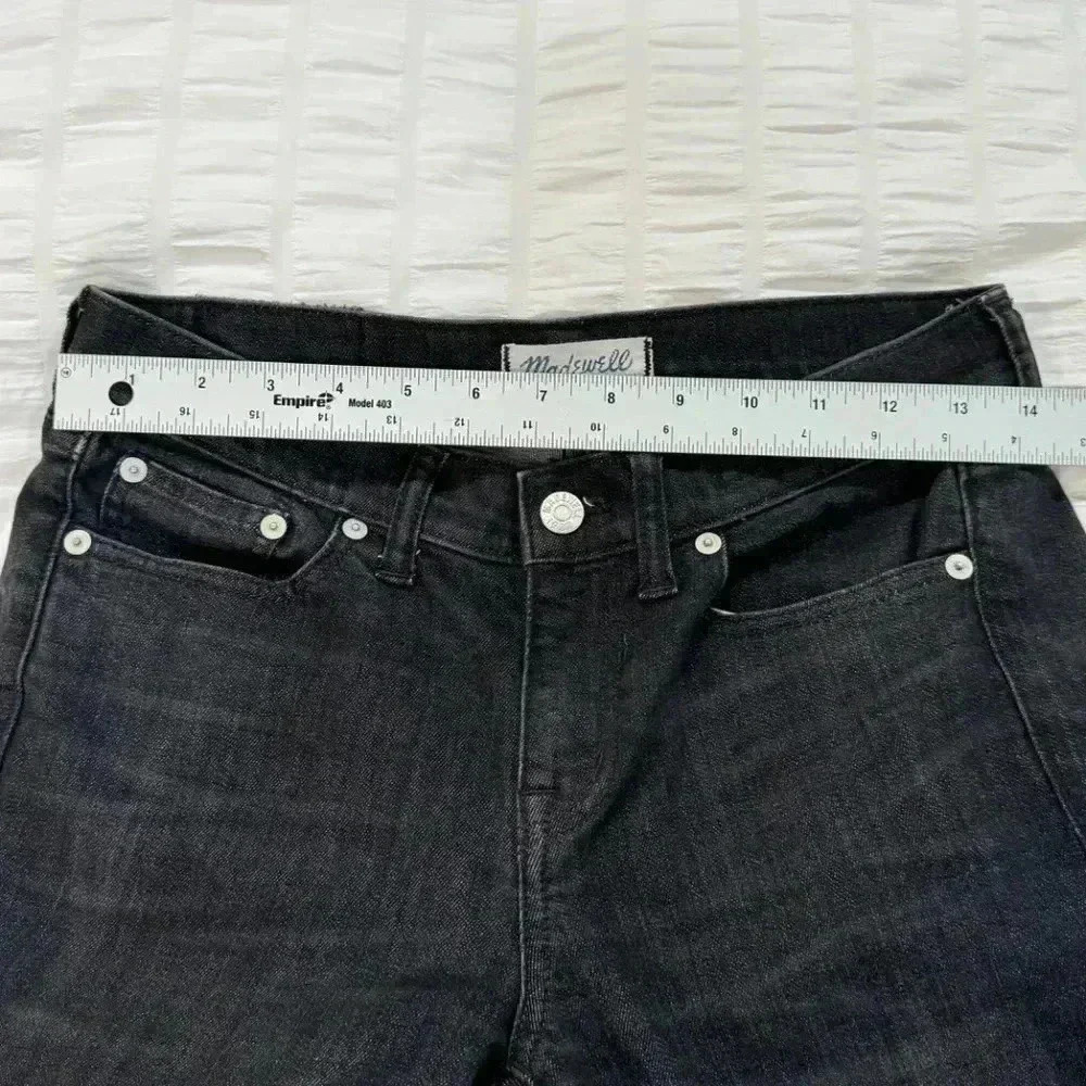 Madewell Mid Rise Slim BoyJean Straight Leg Women's Size 26 - Picture 4 of 9